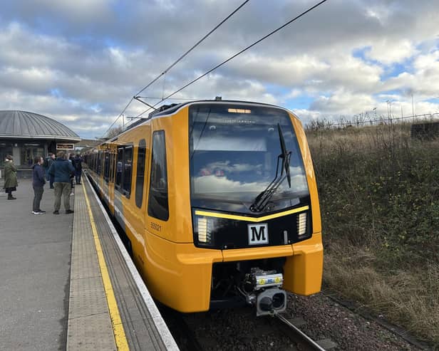 A Tyne and Wear Metro train.
