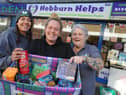 Hebburn Helps Angie Comerford, centre, with Alison Wilson and Jo Durkin.