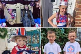 Dressed up for the Queen's Platinum Jubilee.