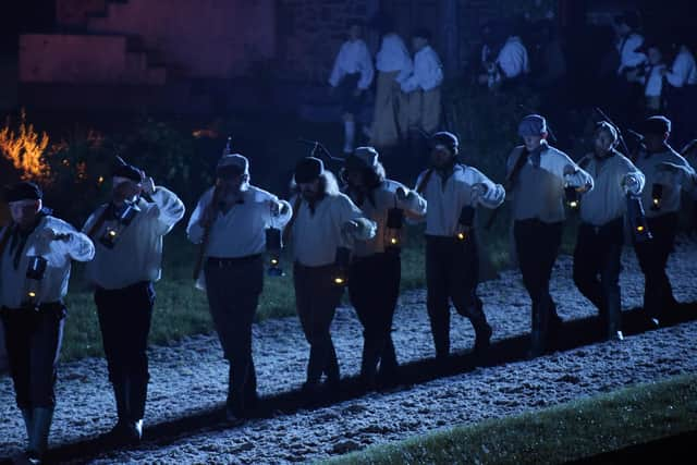 The miners' march at Kynren