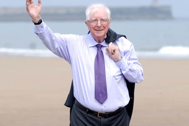 Mourners bade a fond farewell to Alan Kerr following his passing aged 85.