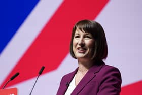 Chancellor of the Exchequer Rachel Reeves delivers her speech at the Labour Party Conference.