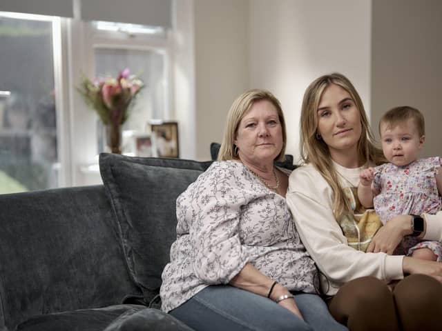 Debbie and Sadie Thomas as part of the Smoking Survivors campaign.