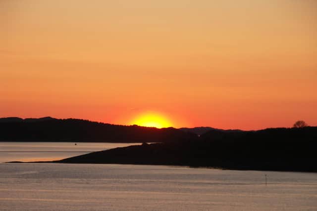 Glorious Norwegian sunset.