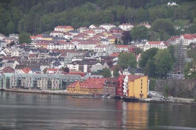 The beautiful town of Bergen.
