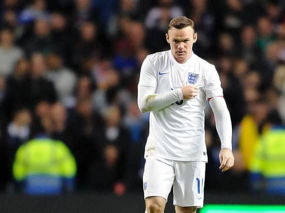 Wayne Rooney, who had a good game for England in midfield