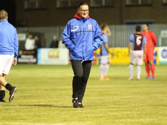 Martin Scott was at Mariners Park last night as Shields thrashed West Allotment Celtic. Image by Peter Talbot.