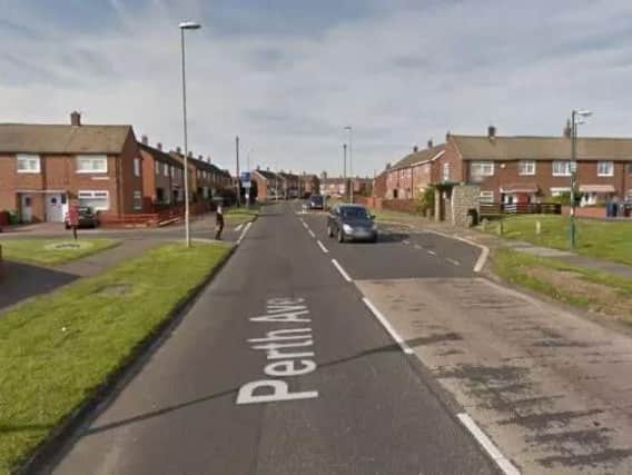 The incident happened in Perth Avenue, South Shields. Image copyright Google Images.