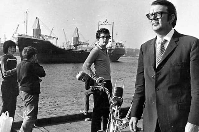 Author James Mitchell returns to South Shields in 1971.