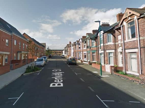 The burglary happened in Berkley Street in South Shields. Image copyright Google Maps.