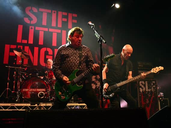 Stiff Little Fingers' Jake Burns, left, and Ali McMordie at the O2 Academy in Newcastle. All pictures: Gary Welford.