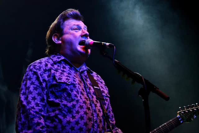 Stiff Little Fingers frontman Jake Burns at the O2 Academy in Newcastle.