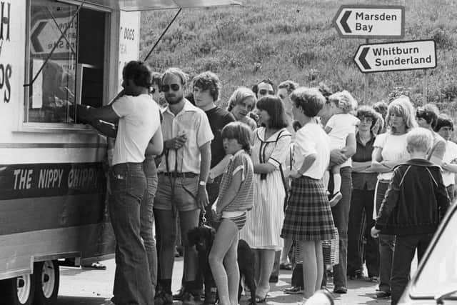 Chippie queues at South Shields in 1982.  What's the one thing you think would attract more people to South Shields sea front?