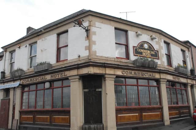 The Commercial Hotel was once many of many pubs situated on Commercial Road, within a stone's throw of the shipyards of South Shields. It closed in 2008.