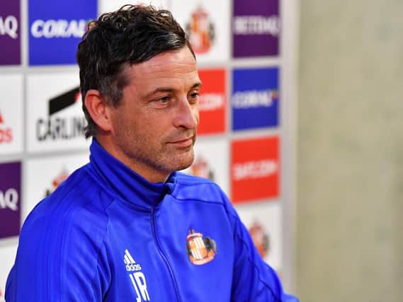 Jack Ross faced the press ahead of Sunderland's clash with Newcastle United