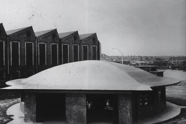 The entrance to the tunnels.