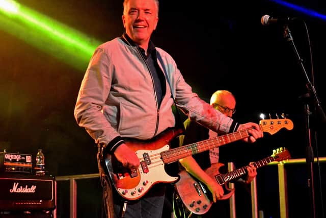The Undertones bassist Mickey Bradley performing at The Boiler Shop in Newcastle. Pic: Gary Welford.