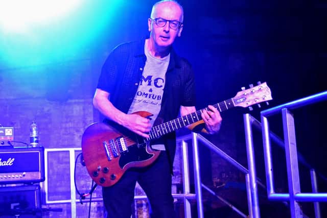 The Undertones guitarist John O'Neill performing at The Boiler Shop in Newcastle. Pic: Gary Welford.