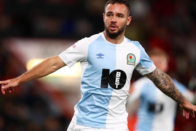 Armstrong lined up against United twice in the FA Cup - scoring in the replay at Ewood Park. The forward is a trusted member of Tony Mowbrays squad, marking his 44 appearances with five goals and five assists.