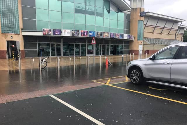 The North East has been pelted by heavy rain.