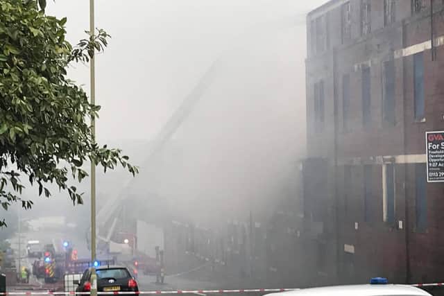 Five fire engines were called to the blaze