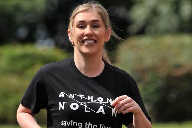 Becca Anderson is taking part in this years Great North Run in aid of Anthony Nolan Trust.