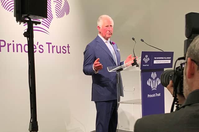 HRH Prince of Wales at the Prince's Trust Youth Can Do It event, London