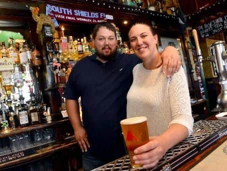 Tenants Husband and wife Chris and Karen McKeller at the Rose and Crown