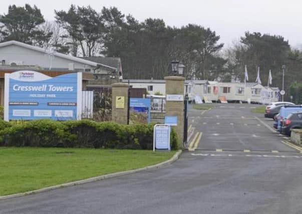 The court heard a row between the pair broke out during a visit to Creswell Towers holiday park.