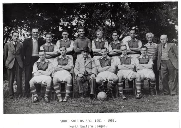 The South Shields football team who played in the North Eastern League in 1951-52.