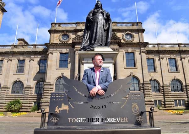 Glenn Rowe called on the town to wear pink and blue on the anniversary of Chloe Rutherford and Liam Curry
