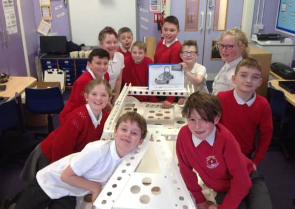 Marsden Primary School pupils who took part in the engineering project.