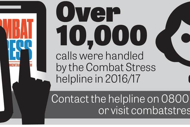 Combat Stress is one of the organisations veterans can contact for help.