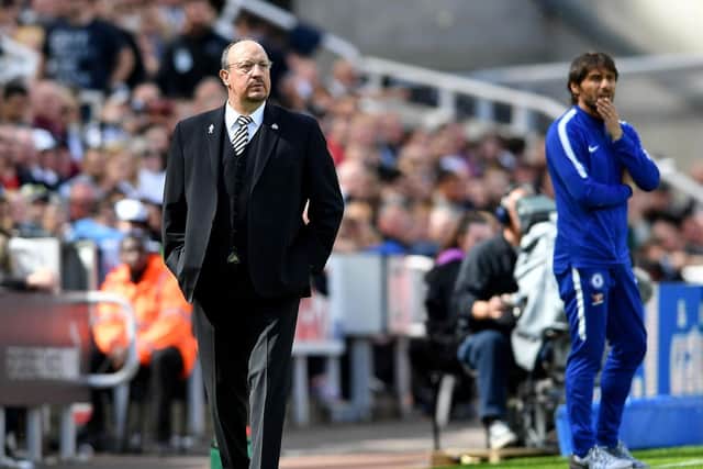 Rafa Benitez continues to search for a striker