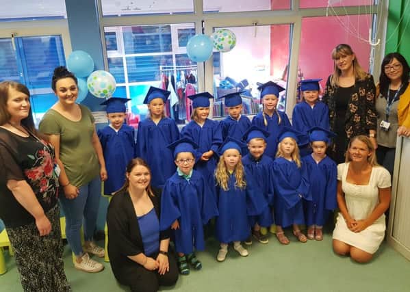 Youngsters graduating from TeddyTots group