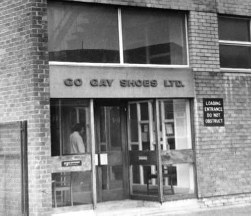 The Go Gay Shoes Ltd. factory in June 1975 shortly before it closed down.