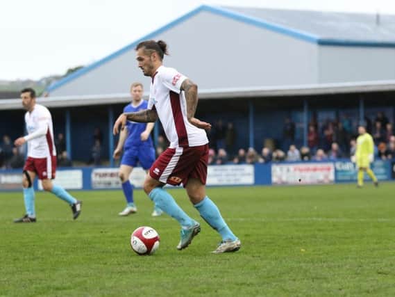 South Shields left-back Anthony Callaghan is to have surgery. Picture by Peter Talbot.