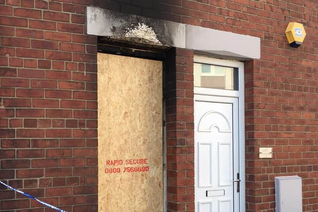 Police have launched an investigation after the blaze at the flat on Victoria Road West in Hebburn.