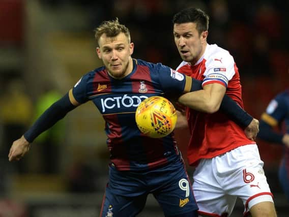 Charlie Wyke in action.