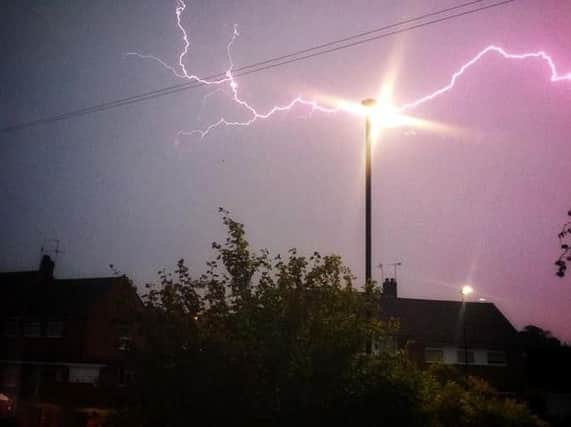 Lightning over the Tunstall and Ashbrooke areas of Sunderland. Picture by Andrea Errington.
