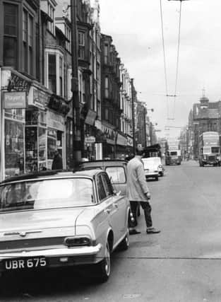 Crossing Ocean Road, in South Shields, in June 1964.