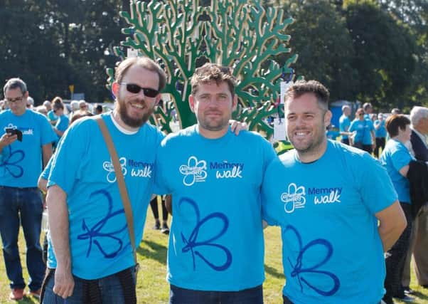 Scouting For Girls urged people to show support for Alzheimers Society.
