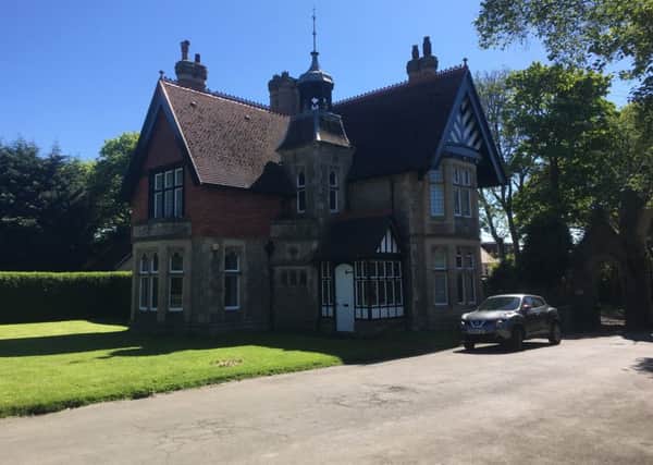The lodge house at Harton Cemetery