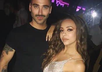 Jade Thrilwall with hair stylist Aaron Carlo at House of Diamonds in South Shields.