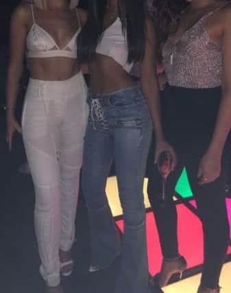 Perrie Edwards, Jade Thirlwall and  Leigh-Anne Pinnock at House of Diamonds in South Shields.
