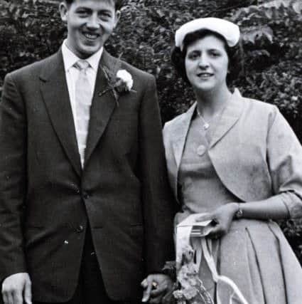 Ian and Joan Henderson on their wedding day