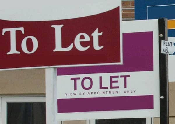 To Let signs.