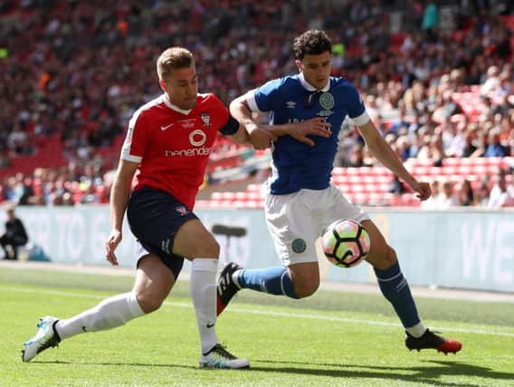 Ollie Norburn (right) has been linked with Sunderland