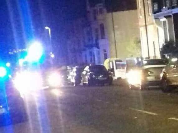 Emergency services on the scene at Lawe Road, South Shields. Photo by Ryan Stephen.