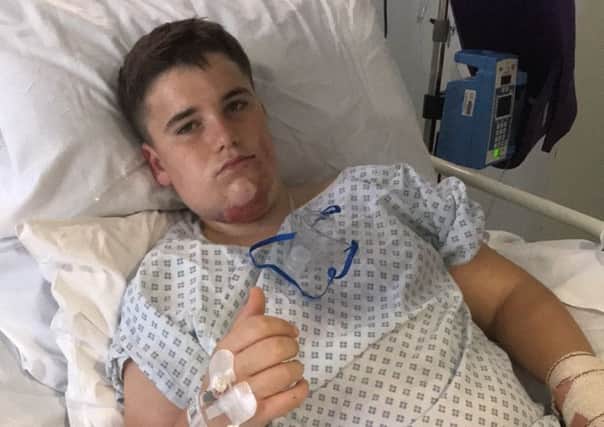 Robbie recovering in hospital